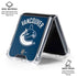 NHL Vancouver Canucks Solid Background Galaxy Z Flip6 Clear Case